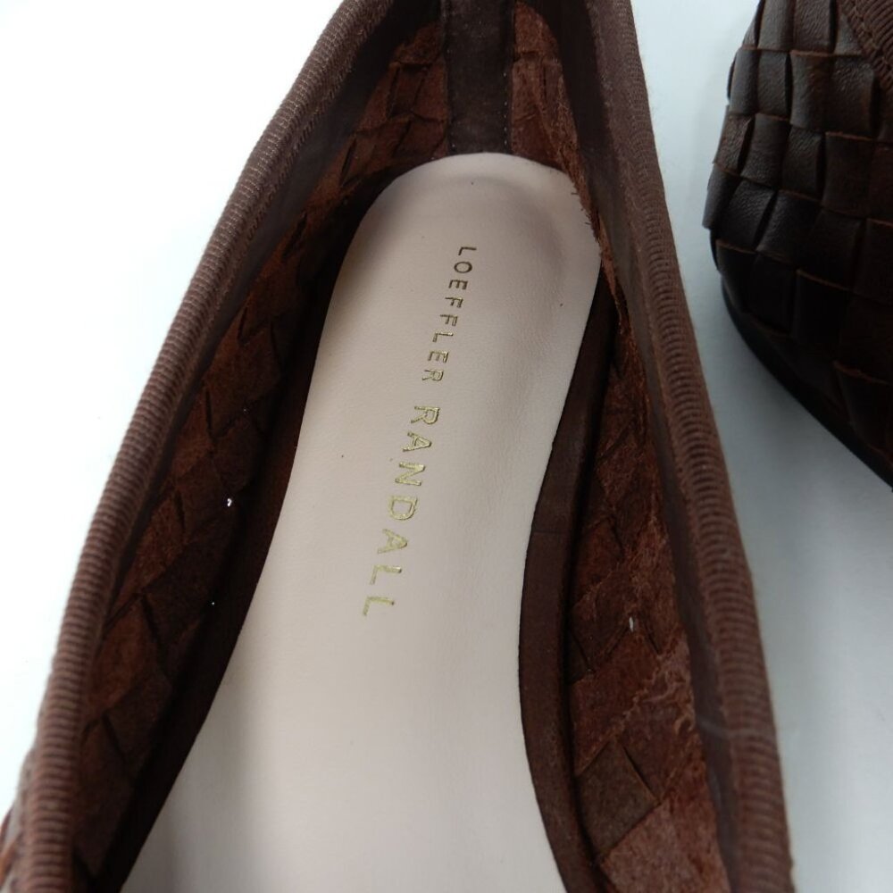 Loeffler Randall Brown Woven Flats - Picture 12 of 16